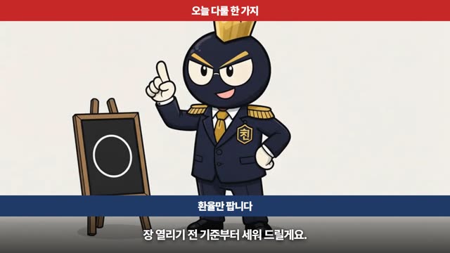 웹툰 프레임 견본 — 배경 전체 + 띠